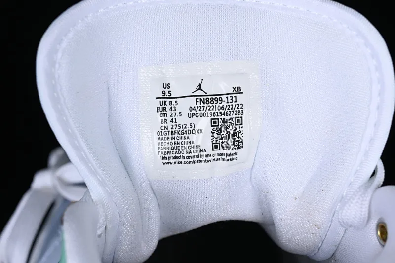 All categories Air Jordan Jordan series basketball shoes Air Jordan 1 Low Z version Air Jordan 1 Low AJ1 Joe 1 sea salt blue low-top cultural casual sneakers FN8899-131